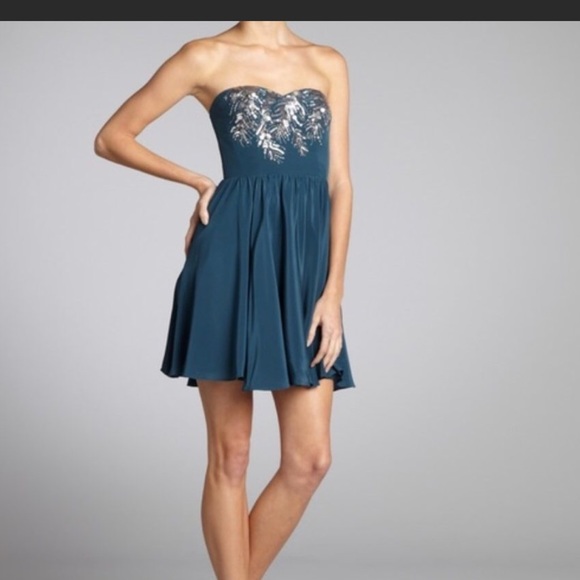 Rebecca Taylor Dresses & Skirts - Rebecca Taylor Peacock Sequin Dress